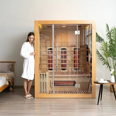 2 in 1 Traditional/Steam and Infrared Saunas