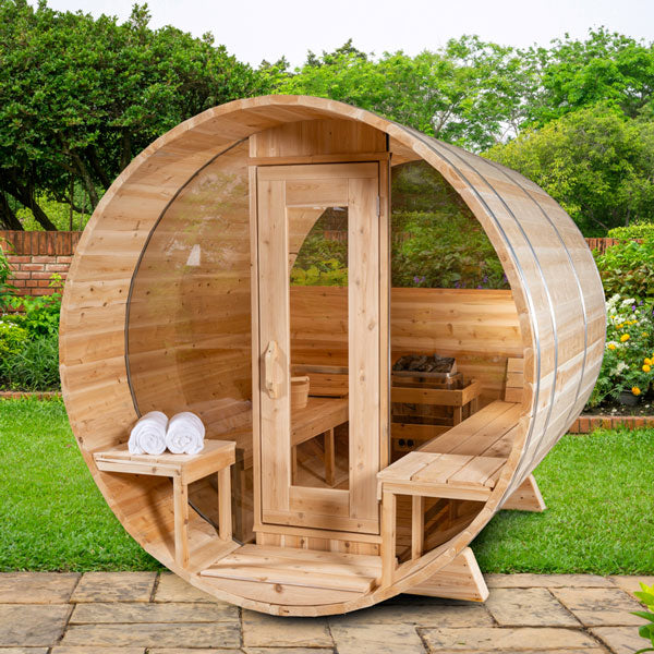 MP Barrel Sauna 4 person - With Heater