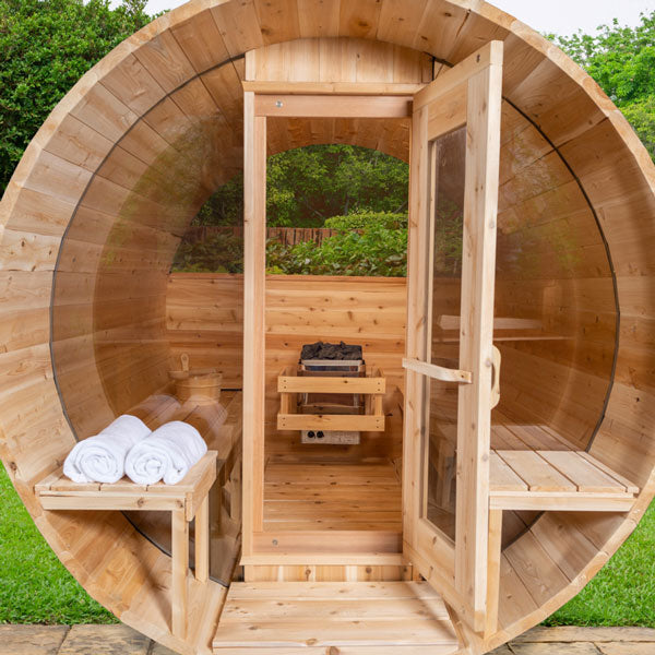 MP Barrel Sauna 4 person - With Heater