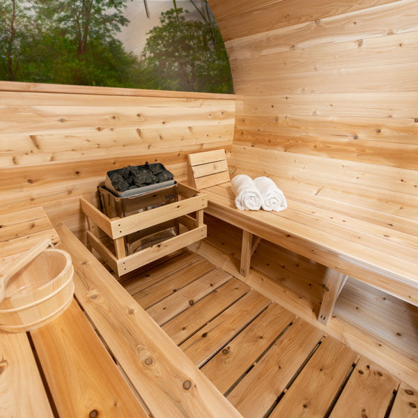 MP Barrel Sauna 4 person - With Heater