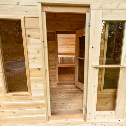 Georgian Cabin Sauna with Changeroom - With Heater