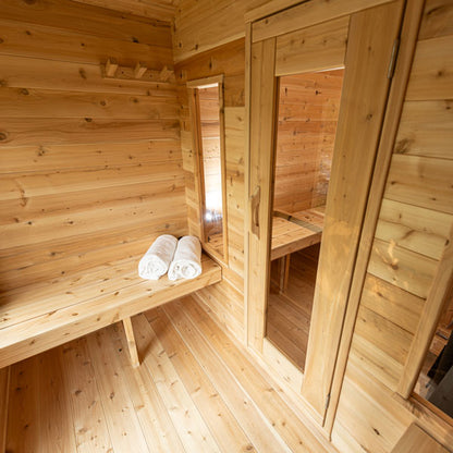 Georgian Cabin Sauna with Changeroom - With Heater