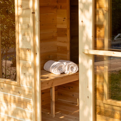 Georgian Cabin Sauna with Changeroom - With Heater