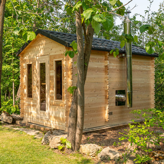 Georgian Cabin Sauna with Changeroom - With Heater