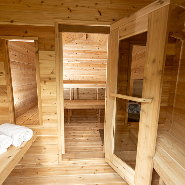 Georgian Cabin Sauna with Changeroom - With Heater