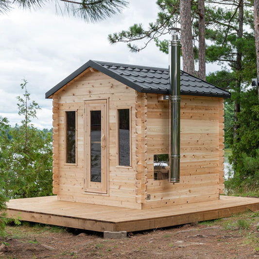 Georgian Cabin Traditional Sauna - With Heater