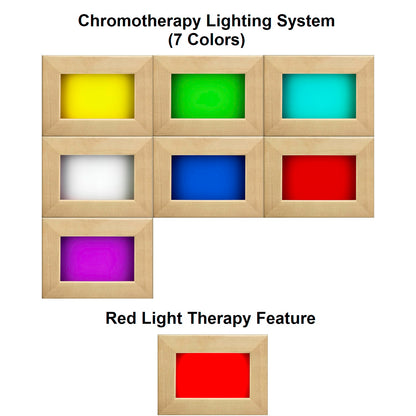 Maxxus 2-Person Full Spectrum Near Zero EMF (Under 2MG) FAR Infrared Sauna (Canadian Red Cedar)