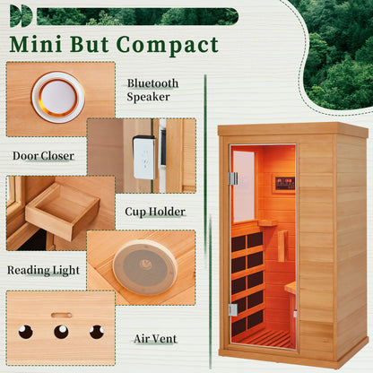 Mini 1 Person Infrared Sauna