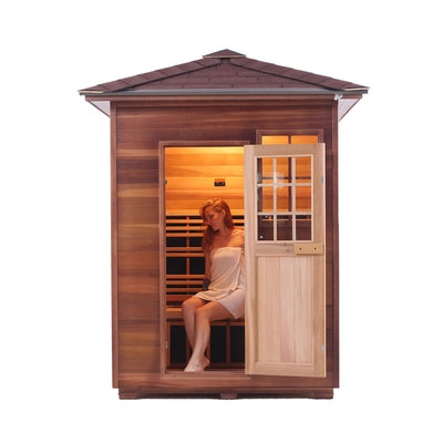 3 Person Infrared Outdoor Sauna - SMT-031OA