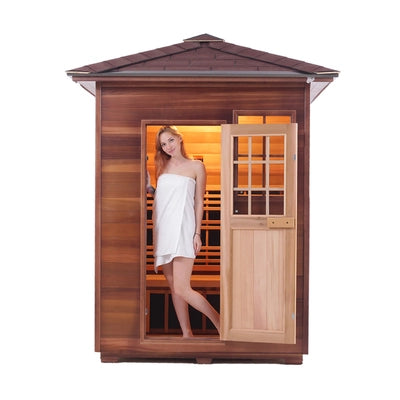 3 Person Infrared Outdoor Sauna - SMT-031OA