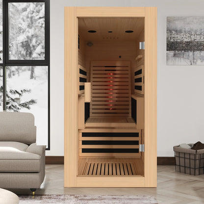 1 Person Infrared Sauna with Backrest