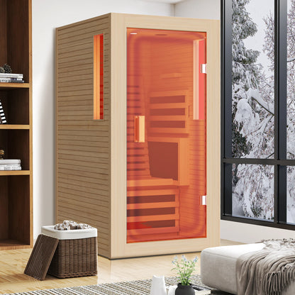 1 Person Infrared Sauna with Backrest